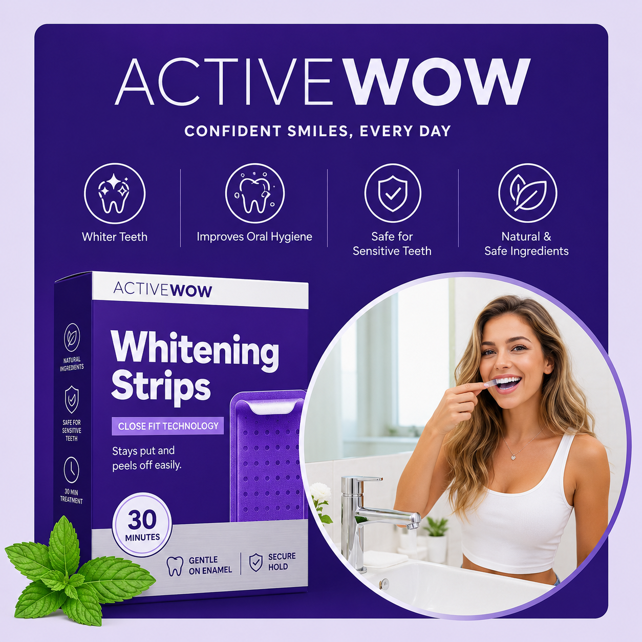 Purple Whitening Strips